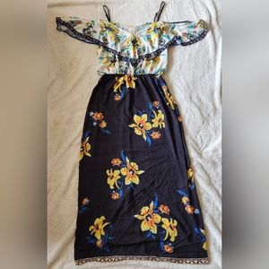 Flying Tomato Floral Maxi Dress 2X